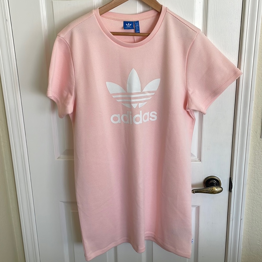 NWT Pink Adidas T-shirt Dress